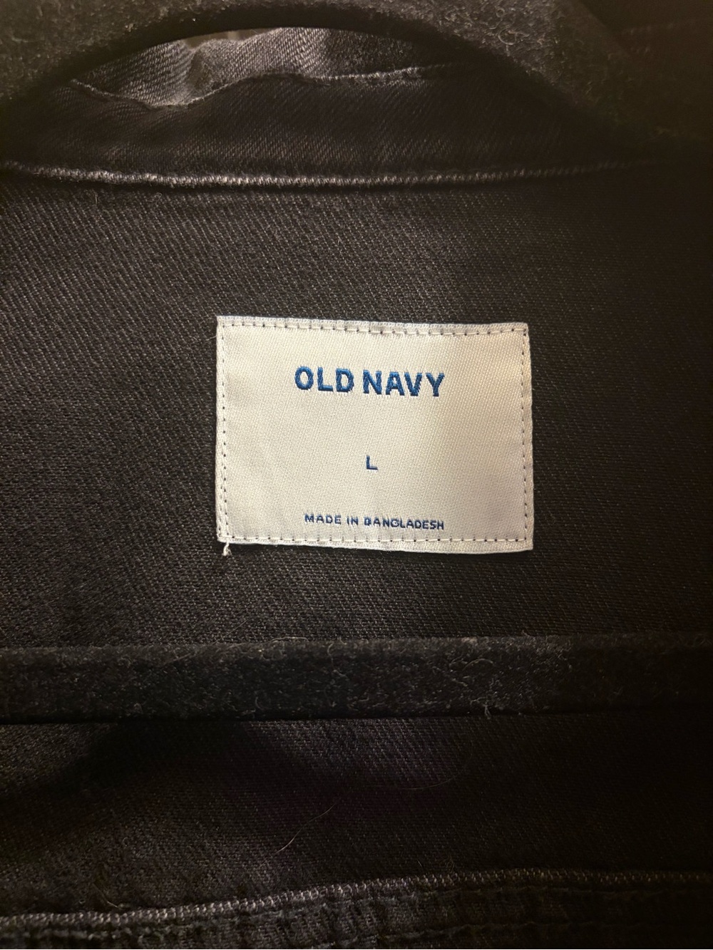 Old Navy Women's Black Denim Jacket - Picture 3 of 5